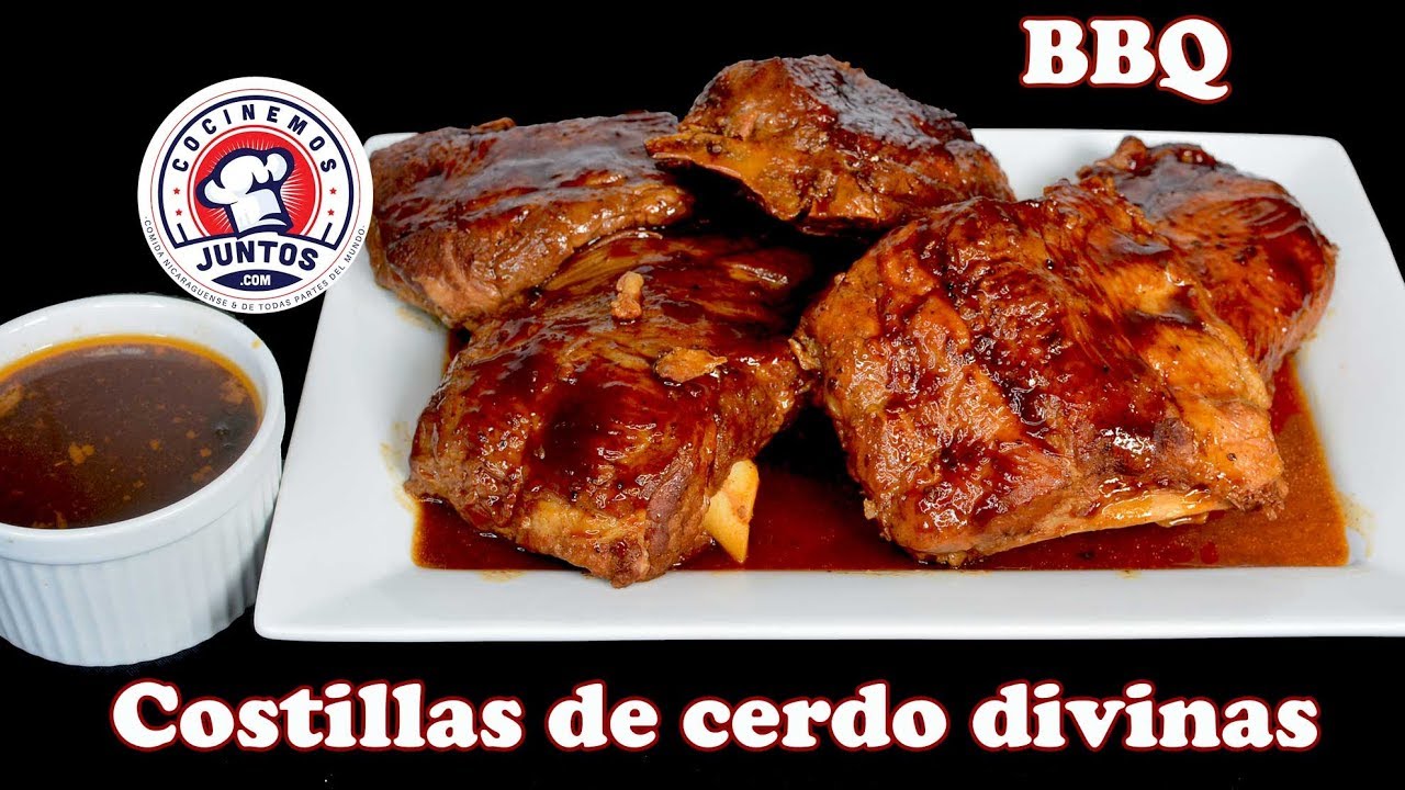 Costillas a la barbacoa al estilo asiatico en olla programable