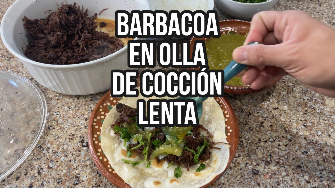 barbacoa de coccion lenta picanteen olla programable