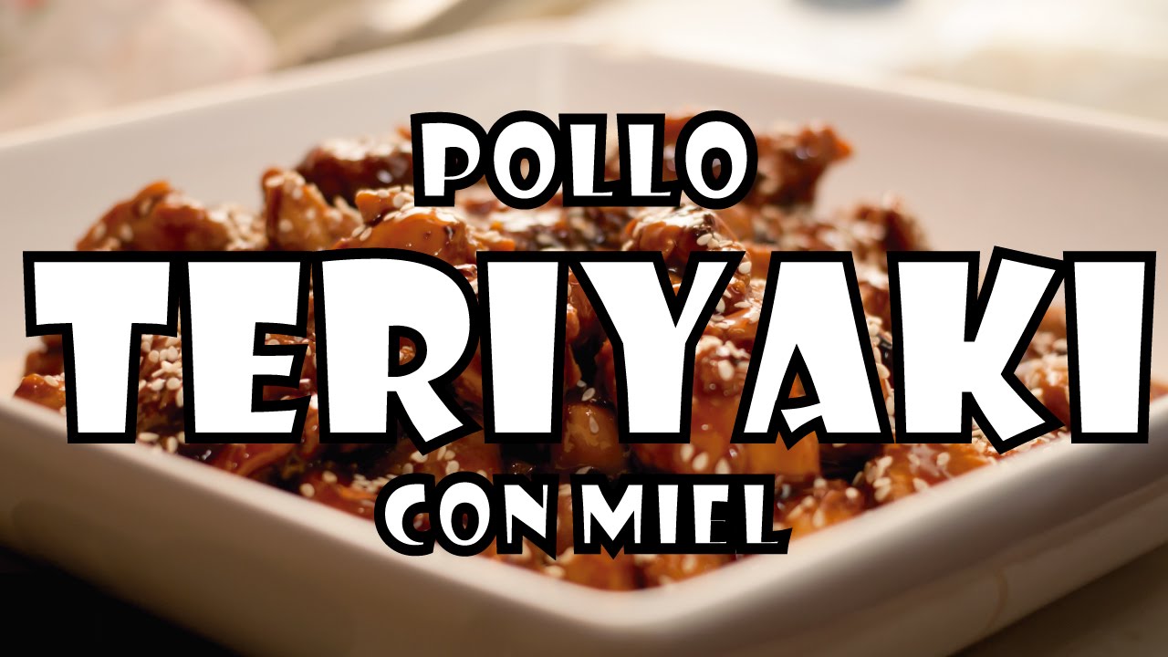 pollo teriyaki con miel en olla programable