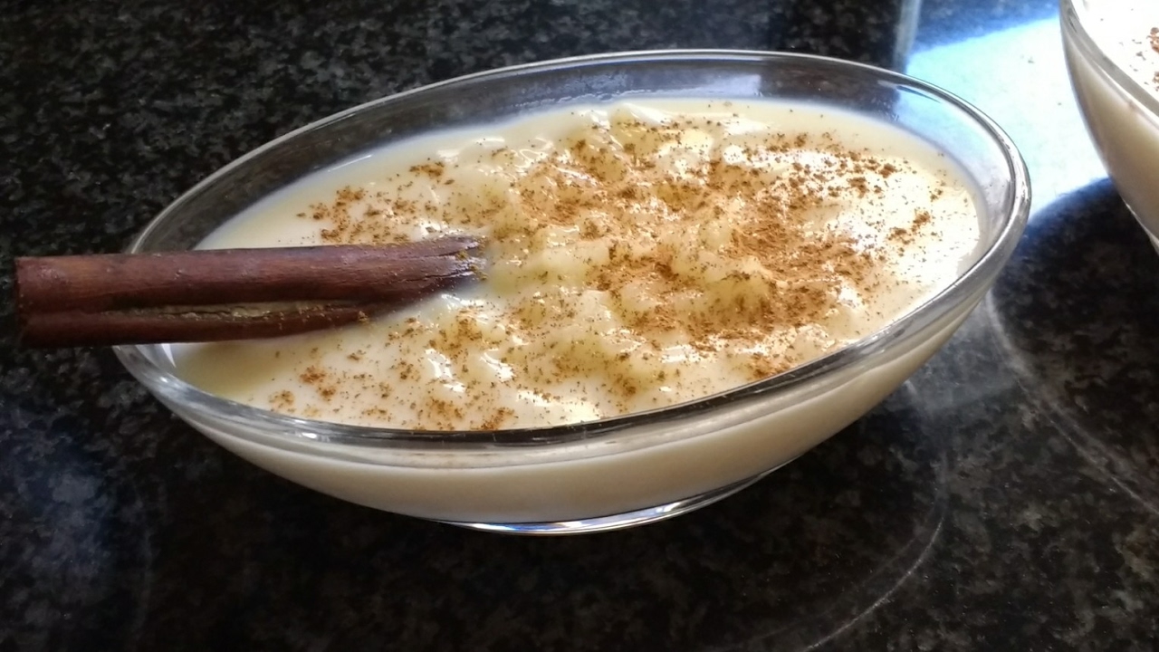 Arroz con leche de anis estrellado en olla programable